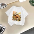 thumbnail image 4 of Xyant Halloween Shirt for Toddler Boy Girl Cute Pumpkin/Ghost Shirt Kids Spooky Season Short Sleeve Tee Tops Halloween Tshirts Boys Girls,Size 2-14 Years, 4 of 5