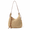 white, variant on Woven Straw Shoulder Bag, Polyester Forest Style Crossbody Purse for Daily Outfits, Commuting, Travel, Vacation, Beach Trips and Casual Everyday Use
