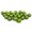 Green, variant on Northlight 2-Finish Mini Christmas Glass Ball Ornaments - 1" (25mm) - White - 24pc
