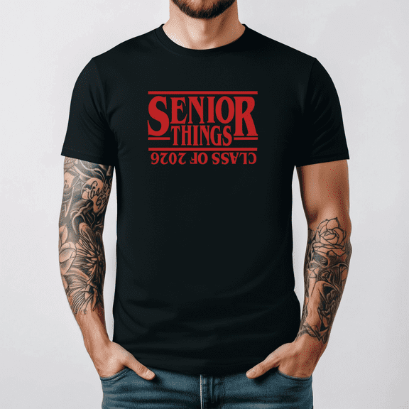 Senior Things Class Of 2026 Graduation Senior School Tee V17300,for men and women up to 5XL