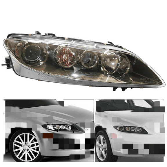 Halogen Headlight Assembly Passenger Side For 2006 2007 2008 Mazda 6 Headlamp RH