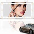 thumbnail image 1 of LED Mirrors for Car, Mirror for Makeup, USB Charging, Non-Polarized Dimmer, Three Light Modes, LED Mirrors for Car Sun Visor, White, 1 of 5