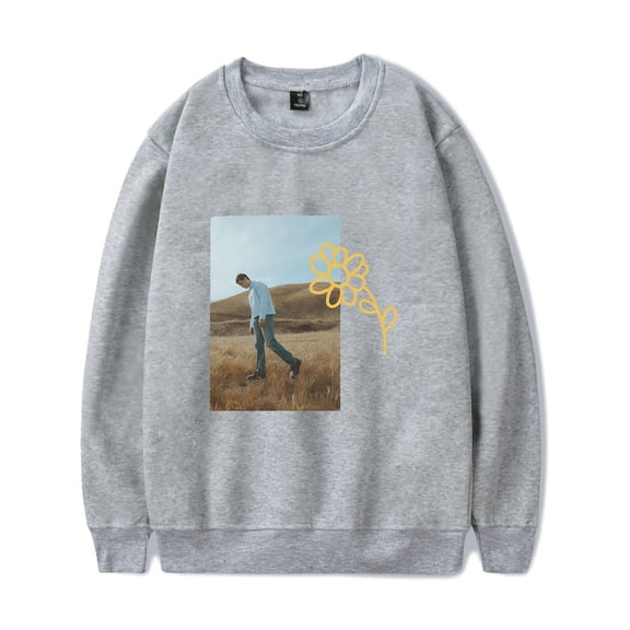 Alec Benjamin Merch Flower Crewneck Sweatshirt Merch Casual Sweatshirt Unisex Clothing