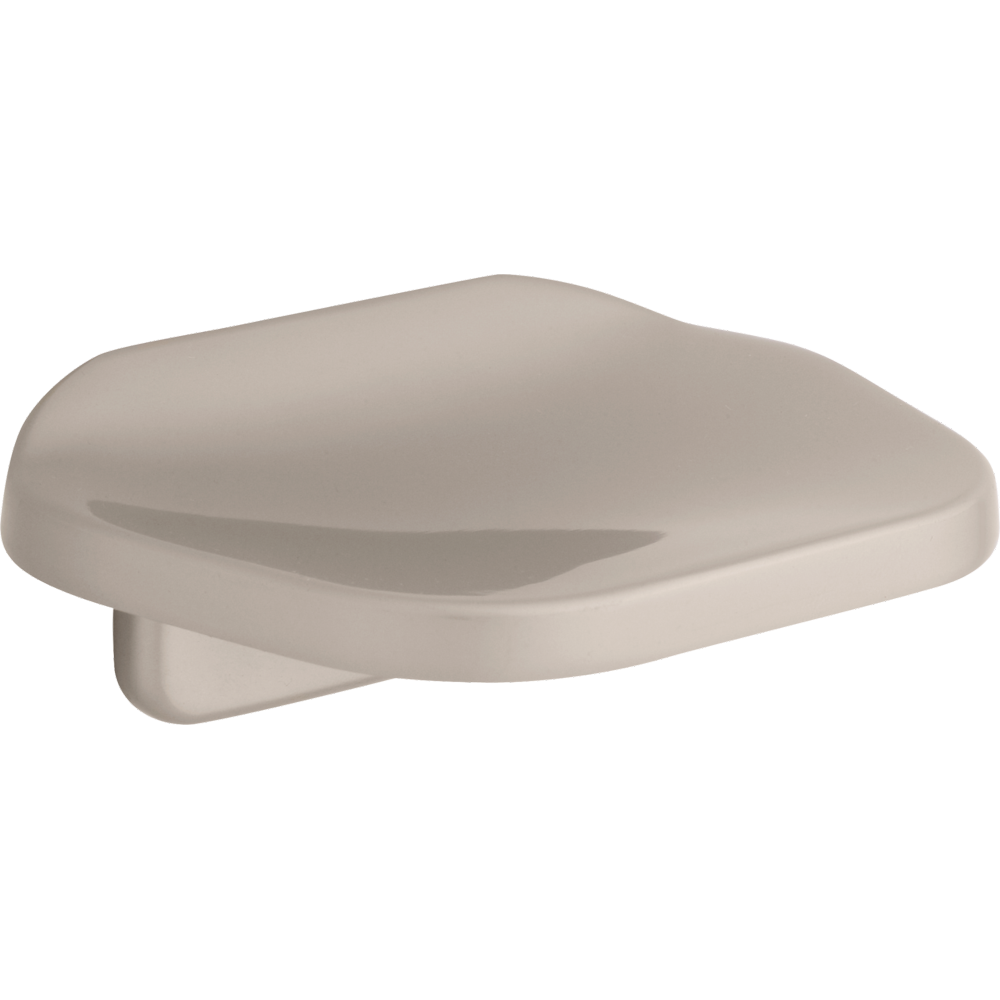 Futura Soap Dish in Satin Nickel
