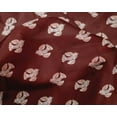 thumbnail image 4 of oneOone Silk Tabby Fabric Dot & Bird Block Printed Craft Fabric BTY 42 Inch Wide, 4 of 4