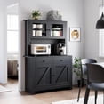 thumbnail image 3 of Pantry Storage Cabinet – Freestanding Kitchen Pantry Cabinet with Modern Design, Storage for Food, Dishes & Essentials – Ideal for Dining Room Organization, 3 of 8