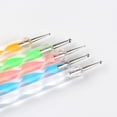 thumbnail image 5 of 5PCS Dotting Pens 3PCS Nail Painting Brushes Stainless Steel Alloy Nylon for Acrylic Nail Art Design, 5 of 8