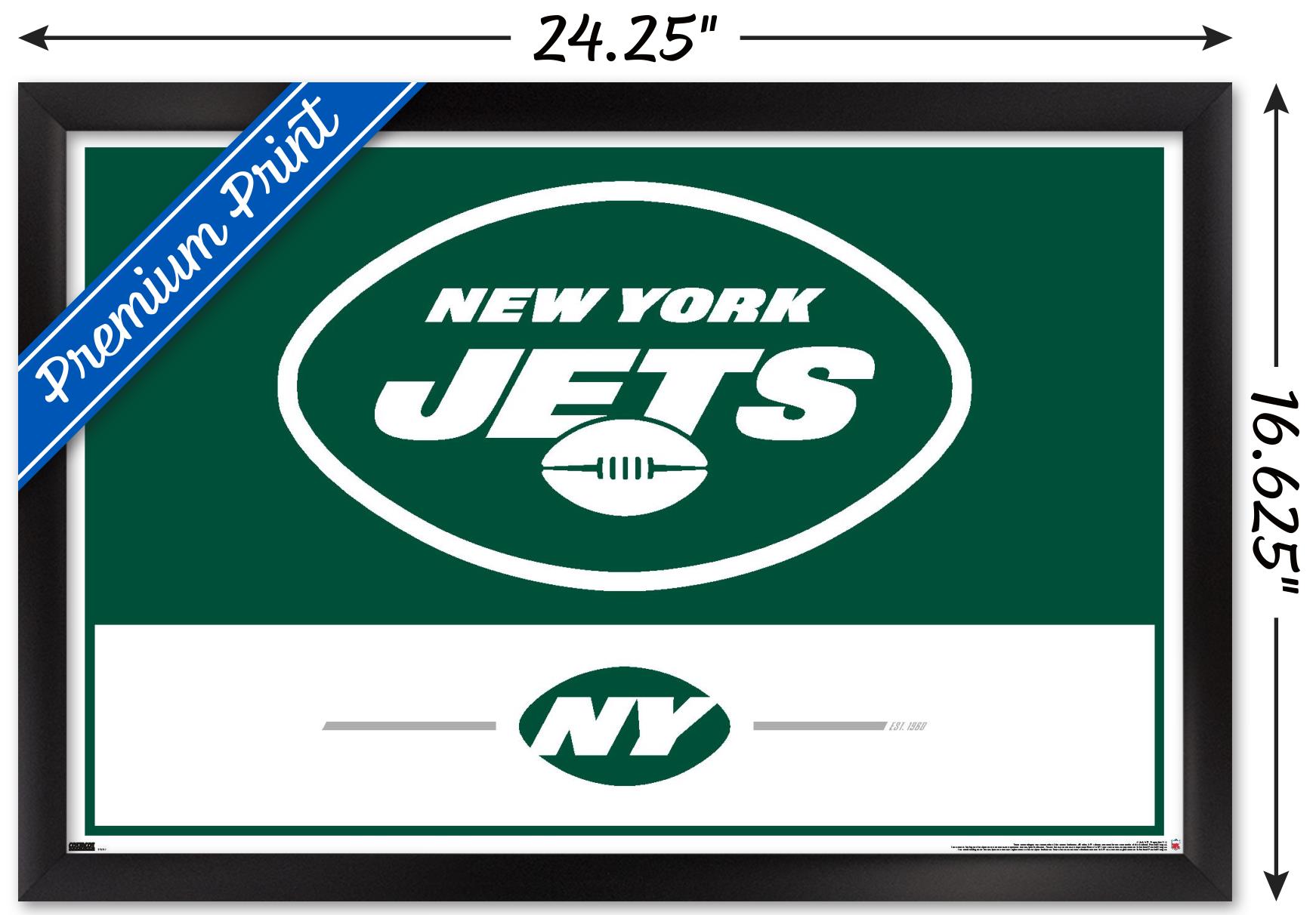 NFL New York Jets - Logo 21 Wall Poster, 14.725" x 22.375", Framed - image 3 of 3