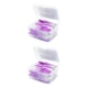 thumbnail image 1 of Seitruly 40 Uds cepillo interdental cabeza cepillos de herramienta de higiene bucal interior de mano hogar viajes vacaciones púrpura Púrpura 1.2-1.5 mm 2piezas, 1 of 6