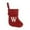 W, variant on Xuniizn Personalized Christmas Stockings with Initials - Custom Embroidered Stocking Set, Luxury Velvet Xmas Stockings for Family, Holiday Christmas Decorations, Red, New Model K