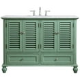 thumbnail image 4 of Elegant Lighting VF30548VM Rhodes 48" Free Standing Single Basin Vanity Set - Vintage Mint, 4 of 16