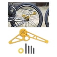 thumbnail image 3 of El tensor de cadena de bicicleta de 1-6 velocidades parte la aleación de aluminio ajustable trasera para plegar Oro Zulema tensor de cadena de bicicleta, 3 of 8