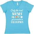 thumbnail image 3 of Inktastic Only the Best Moms Get Promoted to Grandma Women's V-Neck T-Shirt, 3 of 5
