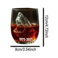thumbnail image 3 of 2025 New Shark Glass, Inside Shark Stemless Glass, for Birthday Anniversary Wedding Party for Red and White 350ml A 1PC, 3 of 8