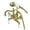 Polished Brass, variant on Kingston Brass CA1012T1 Heritage 3-3/8" Tub Wall Mount Clawfoot Tub Faucet with Hand Shower, Polished Chrome