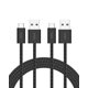 thumbnail image 1 of Cable USB A a USB C, paquete de 2 unidades, Belkin, 2 m, negro para iPhone y más, 1 of 8