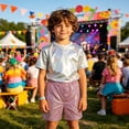 thumbnail image 2 of Whouriu Boys Summer Sparkling Sequin Shorts High Waist Stretch Party Shorts, Sizes 3-18, 2 of 4