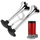 thumbnail image 5 of Trompeta De Aire, Bocina Universal Para Camiones Negra Con Compresor De Repuesto Para Motocicleta Para Todoterreno Para Barco Para SUV Para Sistema De Bocina De Vehículo ANGGREK No, 5 of 7