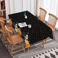 thumbnail image 3 of Tchckioa Halloween Black Tablecloth 60x84 Inch,Rectangle Waterproof Table Cover for Kitchen Dining Decor, 3 of 6
