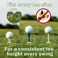 thumbnail image 3 of Tee Claw Golf Training Aid, Plastic Golf Tee Holder, Golf and Baseball Training Equipment, Multifunctional Training Aid for Practicing Golf, Baseball and Softball Skills, Made in USA, 3 of 9