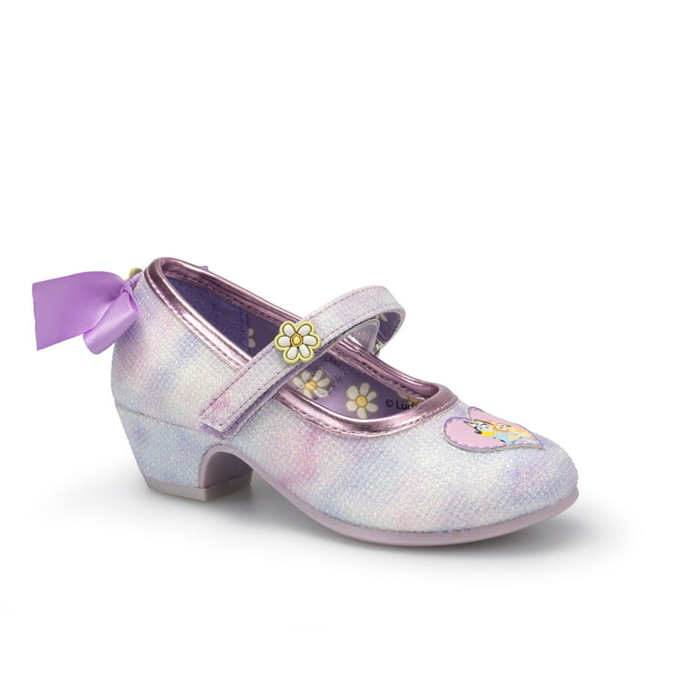 Bluey Toddler Girl Low Heel Dress Up Shoes