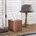 thumbnail image 2 of HEMDRE Metal Tissue Box Cover,Decorative Hand Hammered Tissue Box, Rust-Resistant Tissue Box for Office & Bathroom, 2 of 5