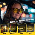 thumbnail image 3 of TINHAO Night Vision Driving Glasses Glare Reducing Fit Over Glasses for Men Women Polarized Nighttime Glasses, 3 of 6