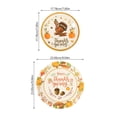 thumbnail image 2 of 32pcs Thanksgiving Party Plates Dinnerware Disposable Round Dessert Plates, 2 of 9