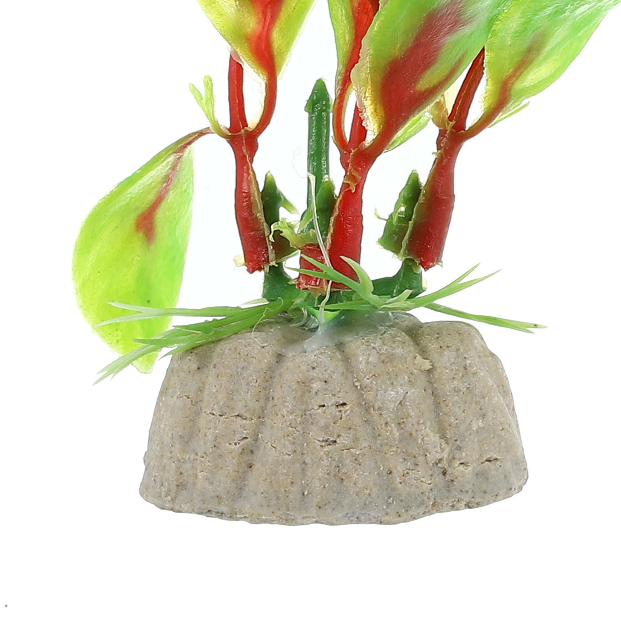 Unique Bargains 1 Pcs Aquarium Plants Decorations Artificial Aquatic Plant Red 10.24"