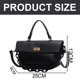 thumbnail image 2 of Nuevo bolso de mano con textura, pequeño bolso cuadrado portátil adecuado para citas, bolso de cuero PU estilo: estilo 1;, 2 of 5