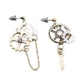 thumbnail image 1 of 2 Pendientes Steampunk Asimétricos Colgantes Para Los Oídos, Dijes Para Club De Bodas Tipo 1, 1 of 8