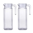 thumbnail image 1 of GROWTH TANK 2 Pcs Acrylic Water Pitcher 1100ml Coffee Beer Beverage Serving Jars for Bar, 1 of 9