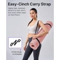 thumbnail image 2 of YOTTOY Yoga Mat，Extra Thick Yoga Mat (1/2inch),Professional TPE Exercise Mat,Non-Slip Workout Mat for Yoga, Pilates, Fitness, Barefoot Workouts, Home Gym Studio with Strap, 2 of 7