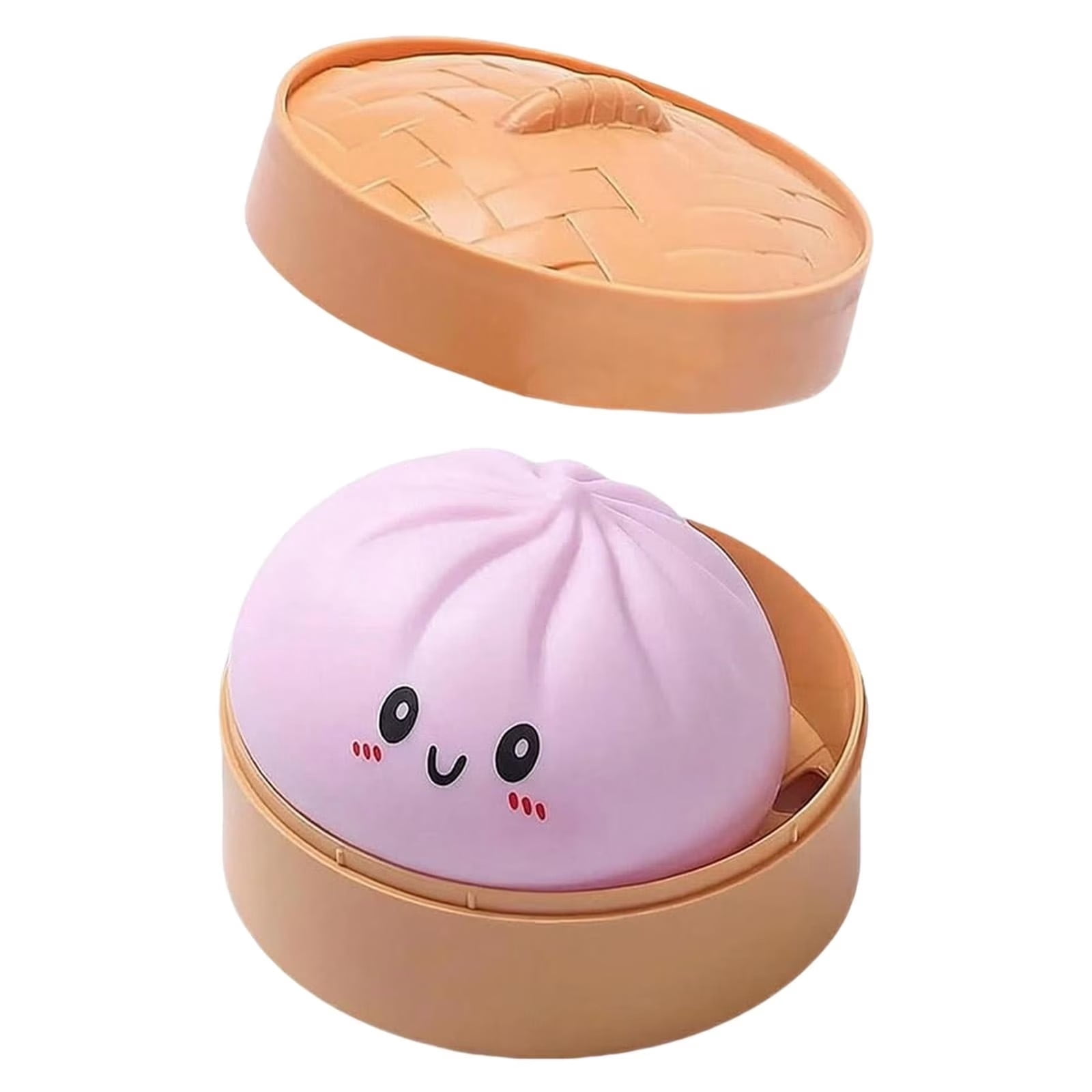 Fun Different Texture Squishy Dumpling Toy Random Color 1 Piece