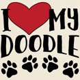 thumbnail image 3 of CafePress - I Love My Doodle Light T Shirt - Men's Classic Graphic T-Shirt, 3 of 4