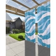 thumbnail image 3 of nqOlkjepod Outdoor Curtains for Patio Waterproof, Blue Waves Outdoor Privacy Panels Grommet, Ombre Sea Ripples Shabby Beach Blackout Outside Curtains for Porch/Cabana/Pergola/Gazebo 54"x95", 1 Panel, 3 of 8