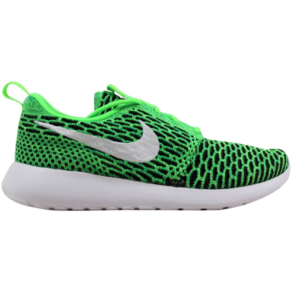 Nike Roshe One Flyknit Voltage Green/White-Lucid Green 704927-305 Women's Size 7.5 -