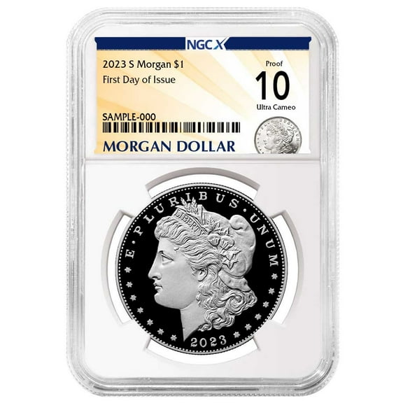 2023-S Proof $1 Morgan Silver Dollar NGCX PF10UC FDI Morgan X Label