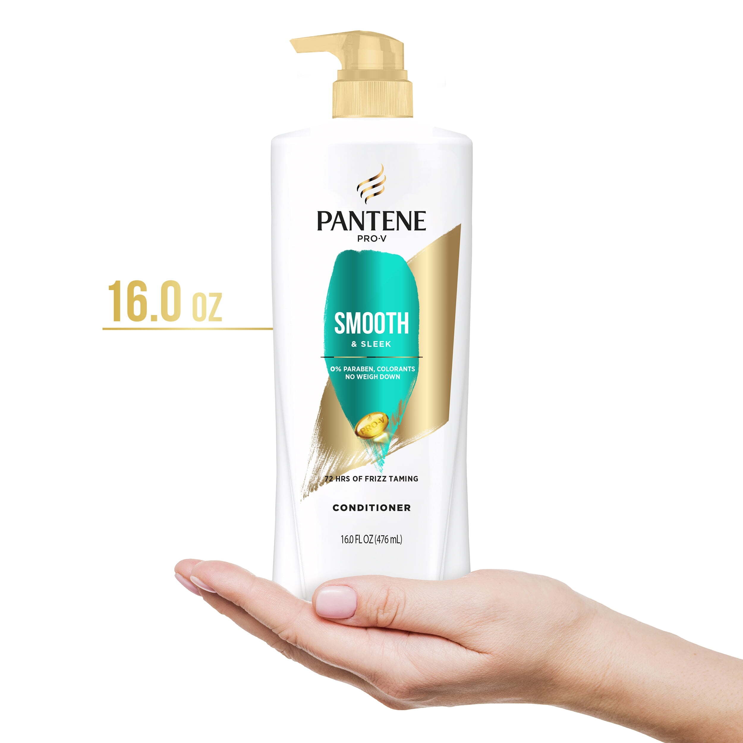 Pantene ProV Smooth and Sleek Conditioner, Shine Enhancing, 16.0 fl oz  (图5)