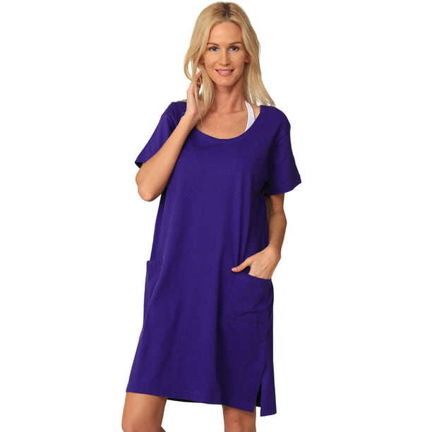 Ingear Cotton Dress Beach Casual Sleeve Summer Fashion Cover Up ...