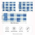 thumbnail image 2 of Yayeee Pillowcase Standard Size Set of 2 Satin Wrinkle Resistant Pillow Case, Blue Plain, 2 of 7