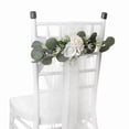 thumbnail image 1 of PENGXIANG Décoration de Mariage Extérieure Atmosphère Décorative Fleur Simulation Rose Chaise Dossier Décoration Fleur Attachée, 1 of 22