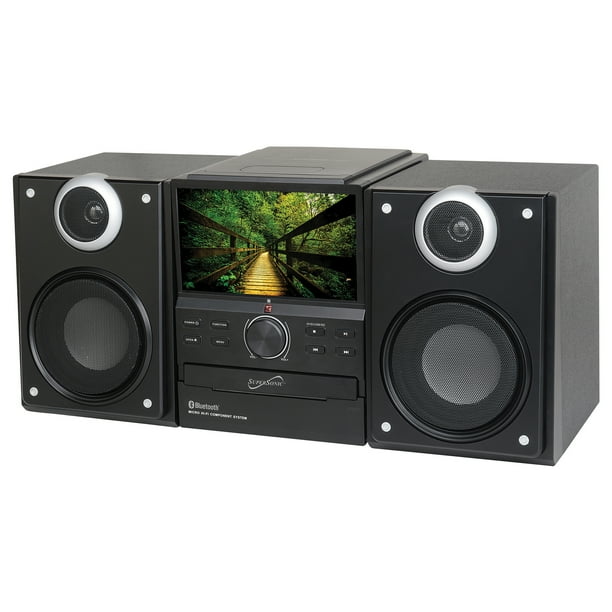 Supersonic SC877TV HiFi Audio Micro System and 7Inch TV with