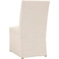 thumbnail image 3 of Fabric Slipcover Design Dining Chairs with Cushioned Seat, Set of 2, Gray, 3 of 3