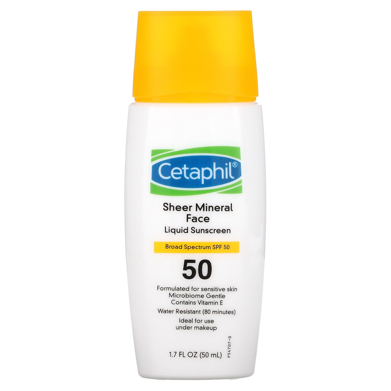Cetaphil, Sheer Mineral Face Liquid Sunscreen, SPF 50, 1.7 fl oz (50 ml