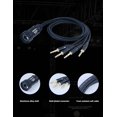 thumbnail image 3 of DMXNET Récepteur Serpent Multi-Réseau 4 Canaux, Extension de Signal Réseau CAT5/CAT6 DMX512, Prise Stéréo 6,35 mm, pour Scène et R, 3 of 4