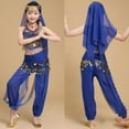 thumbnail image 2 of Girls Belly Dance Set with Waist Chain Accessories for Performance Halloween Party, 2 of 4