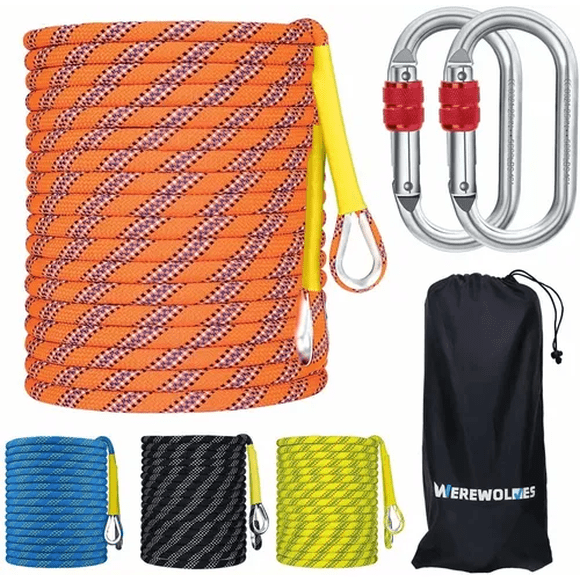 Cuerda Alpinismo Escalada Rescate 20m Naranja Malubero Malu1728