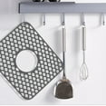 thumbnail image 5 of YanYan Sink Mat, Non-Slip Silicone Protector, Heat Resistant Dish Drying Mat, Kitchen Accessories for Double Bowl Sinks, Safe Dish Handling, Easy Cleaning Solution, 500F Heat Tolerance, 5 of 7