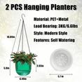 thumbnail image 3 of Bamworld 65” Self Watering Hanging Planters with Visible Water Level and Drainage Holes (2 Count), 3 of 5